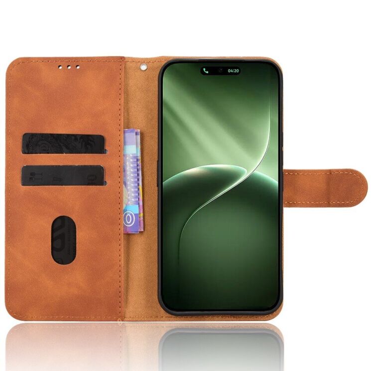 Чохол Deexe Classic Wallet для TECNO Camon 50 - Brown (386332Z) Чохол Deexe Classic Wallet для TECNO Camon 50 - Brown: фото 2 з 7