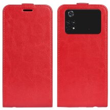 Чехол Deexe Flip Case для Xiaomi Poco M4 Pro 4G - Red: фото 1 из 8