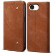 Чехол Deexe Jeans Style для Apple iPhone 16e - Coffee (376456C)