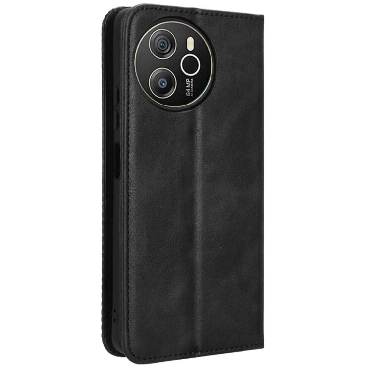 Чохол Deexe Retro Style для Blackview Shark 8 / Oscal Tiger 12 - Black: фото 6 з 7