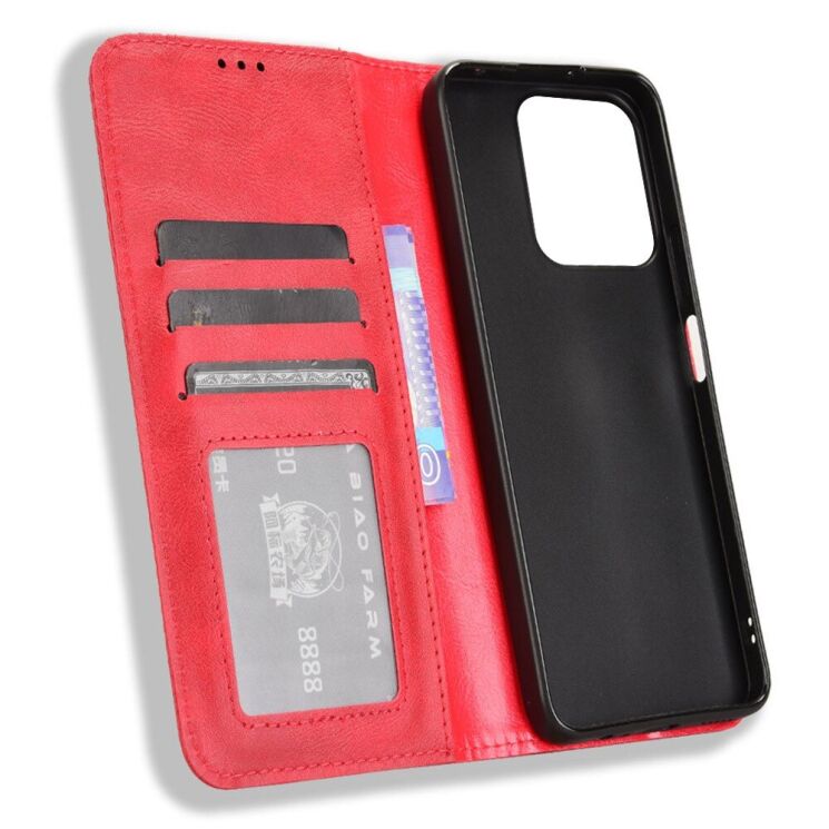 Чехол Deexe Retro Style для Honor 200 Smart - Red: фото 4 из 7