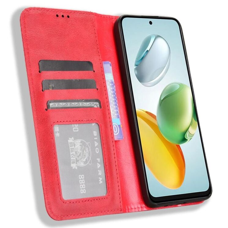 Чехол Deexe Retro Style для Honor 200 Smart - Red: фото 2 из 7