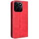 Чехол Deexe Retro Style для Honor 200 Smart - Red (366908R). Фото 6 из 7