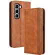 Чехол Deexe Retro Style для Infinix Hot 50 Pro - Brown (368903Z)