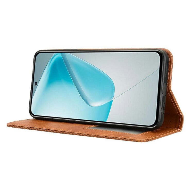 Чехол Deexe Retro Style для Infinix Hot 50 Pro - Brown: фото 3 из 7