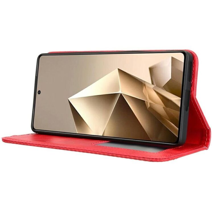 Чехол Deexe Retro Style для Infinix Note 50 / Note 50 Pro - Red: фото 4 из 7