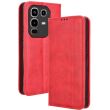 Чехол Deexe Retro Style для Infinix Note 50 / Note 50 Pro - Red (379200R)