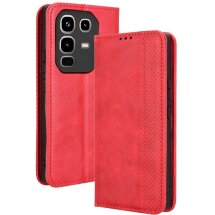 Чехол Deexe Retro Style для Infinix Note 50 / Note 50 Pro - Red: фото 1 из 7