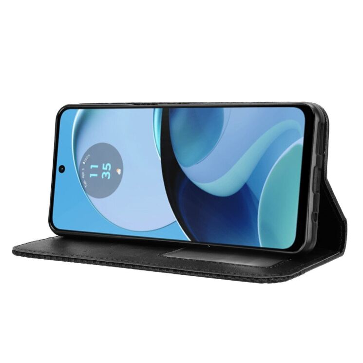 Чохол Deexe Retro Style для Motorola Moto G14 - Black: фото 3 з 10