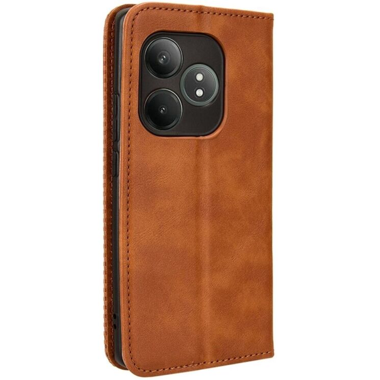 Чехол Deexe Retro Style для Realme GT Neo 6 SE / GT 6T - Brown: фото 6 из 7