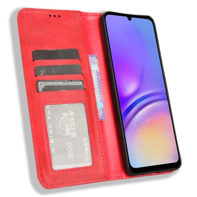 Чехол Deexe Retro Style для Samsung Galaxy A05 (A055) - Red: фото 2 из 6