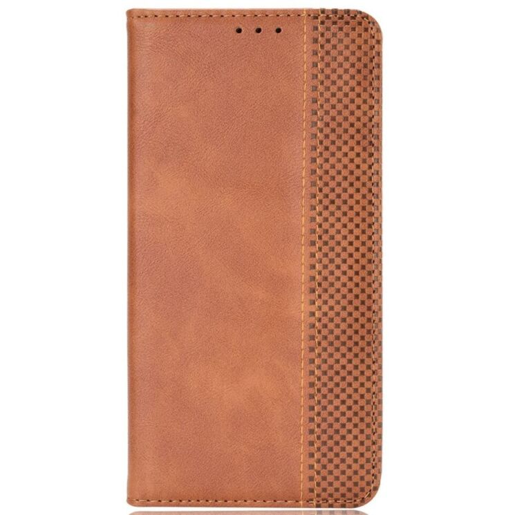 Чехол Deexe Retro Style для Samsung Galaxy A35 (A356) - Brown: фото 4 из 7