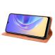 Чехол Deexe Retro Style для VIVO V21e - Brown (281600Z). Фото 4 из 16