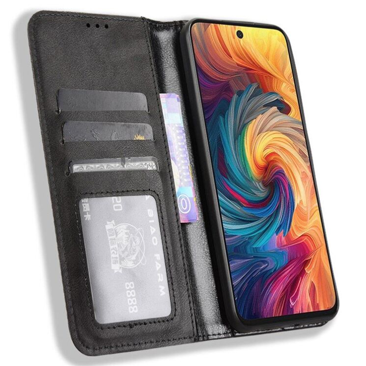 Чохол Deexe Retro Style для ZTE Nubia V70 - Black: фото 2 з 7