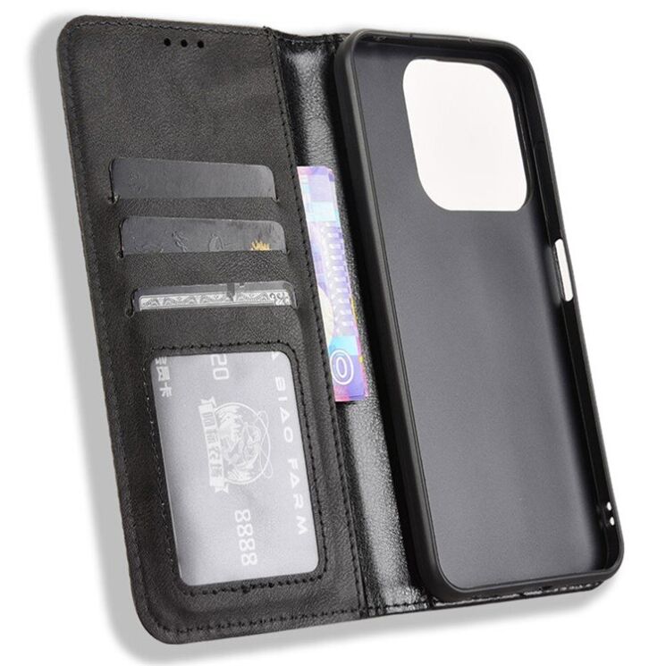 Чохол Deexe Retro Style для ZTE Nubia V70 - Black: фото 4 з 7