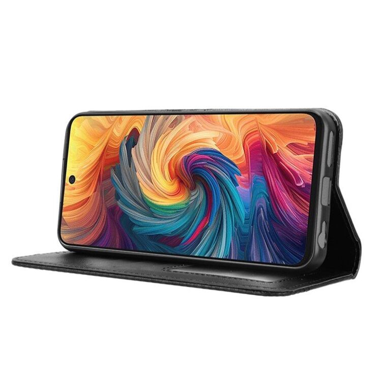Чохол Deexe Retro Style для ZTE Nubia V70 - Black: фото 3 з 7