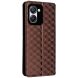 Чехол Deexe Rhombus Book для Blackview Color 8 - Brown (378003Z). Фото 6 из 6