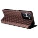 Чехол Deexe Rhombus Book для Blackview Color 8 - Brown (378003Z). Фото 4 из 6