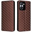Чехол Deexe Rhombus Book для Blackview Color 8 - Brown (378003Z)