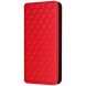 Чохол Deexe Rhombus Book для OnePlus 15T - Red (410412R). Фото 6 з 7