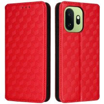 Чохол Deexe Rhombus Book для OnePlus 15T - Red: фото 1 з 7