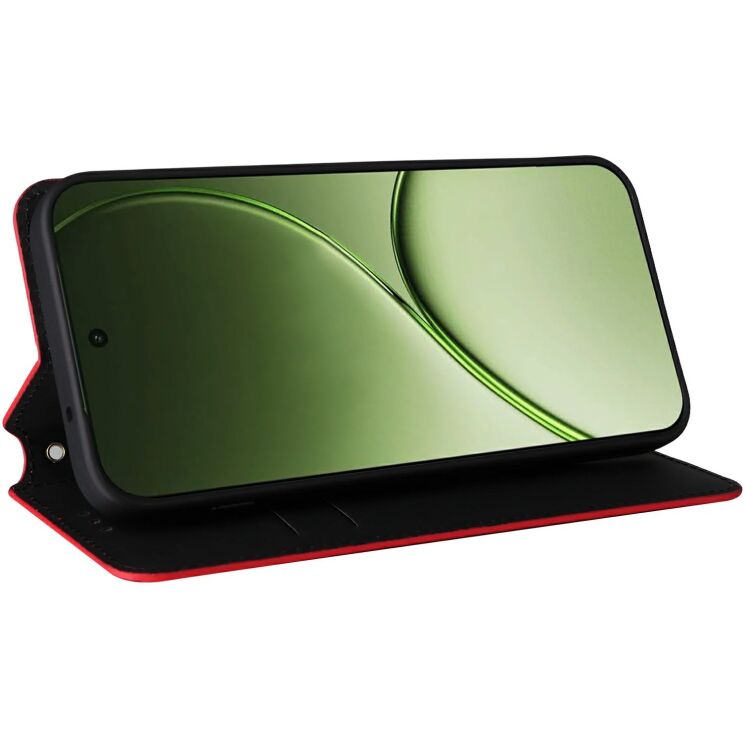 Чохол Deexe Rhombus Book для OnePlus 15T - Red: фото 4 з 7