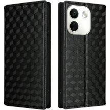 Чохол Deexe Rhombus Book для Xiaomi Redmi Note 17 Pro Max - Black: фото 1 з 7