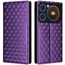 Чохол Deexe Rhombus Book для ZTE Nubia Music - Purple: фото 1 з 9