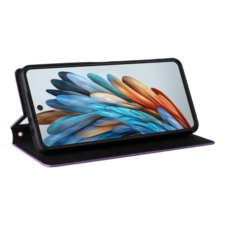 Чохол Deexe Rhombus Book для ZTE Nubia Music - Purple: фото 3 з 9