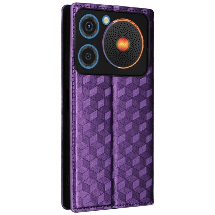 Чохол Deexe Rhombus Book для ZTE Nubia Music - Purple: фото 7 з 9