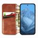 Чехол Deexe Rhombus Wallet для Google Pixel 11 / 11 Pro - Brown (425517Z). Фото 2 из 10