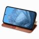 Чехол Deexe Rhombus Wallet для Google Pixel 11 / 11 Pro - Brown (425517Z). Фото 3 из 10