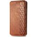 Чехол Deexe Rhombus Wallet для Google Pixel 11 / 11 Pro - Brown (425517Z). Фото 4 из 10