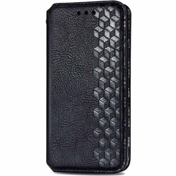Чохол Deexe Rhombus Wallet для Motorola Moto G14 - Black: фото 4 з 6