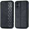 Чохол Deexe Rhombus Wallet для Motorola Moto G14 - Black (335544B)
