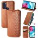 Чохол Deexe Rhombus Wallet для Motorola Moto G60s - Brown (291405Z). Фото 1 з 10