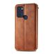 Чохол Deexe Rhombus Wallet для Motorola Moto G60s - Brown (291405Z). Фото 4 з 10