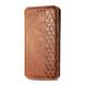 Чохол Deexe Rhombus Wallet для Motorola Moto G60s - Brown (291405Z). Фото 3 з 10