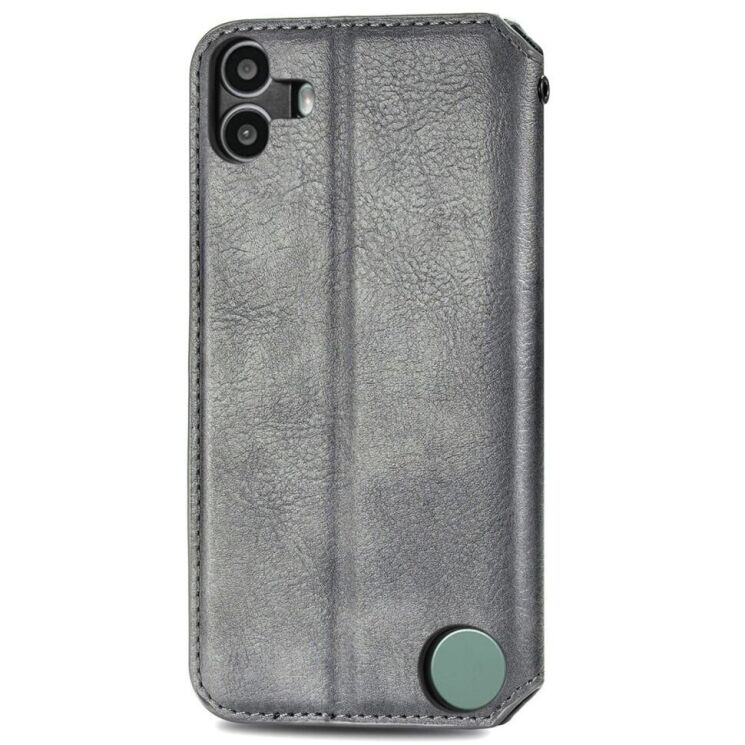 Чехол Deexe Rhombus Wallet для Nothing CMF Phone 1 - Grey: фото 5 из 9
