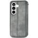 Чехол Deexe Rhombus Wallet для Samsung Galaxy S26 - Grey (404270H). Фото 5 из 6