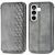 Чехол Deexe Rhombus Wallet для Samsung Galaxy S26 - Grey: фото 1 из 6