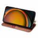 Чехол Deexe Rhombus Wallet для Samsung Galaxy Xcover 7 (G556) - Brown (349710Z). Фото 3 из 6