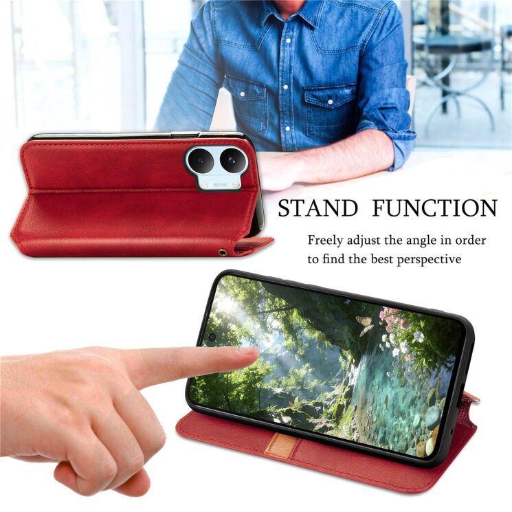 Чехол Deexe Rhombus Wallet для Xiaomi Poco X8 Pro Max - Grey: фото 10 из 10