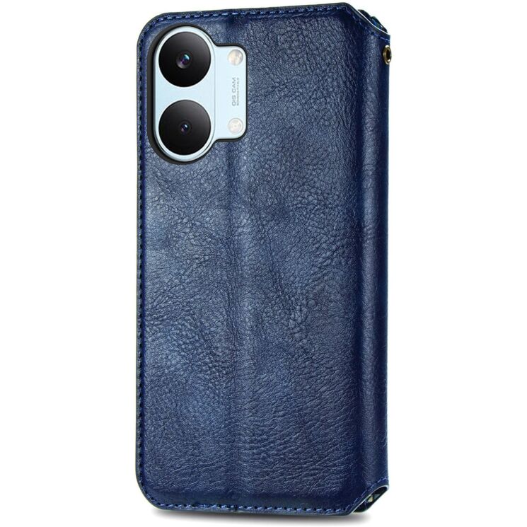 Чохол Deexe Rhombus Wallet для Xiaomi Poco X8 Pro Max - Blue: фото 5 з 10