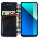 Чехол Deexe Rhombus Wallet для Xiaomi Redmi Note 13 - Black (345960B). Фото 2 из 6
