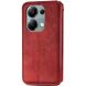 Чехол Deexe Rhombus Wallet для Xiaomi Redmi Note 13 Pro 4G / Poco M6 Pro - Red (345773R). Фото 6 из 11
