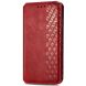Чехол Deexe Rhombus Wallet для Xiaomi Redmi Note 13 Pro 4G / Poco M6 Pro - Red (345773R). Фото 5 из 11