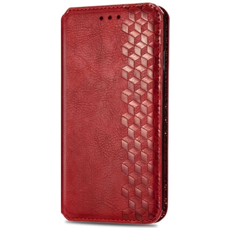 Чехол Deexe Rhombus Wallet для Xiaomi Redmi Note 13 Pro 4G / Poco M6 Pro - Red: фото 5 из 11