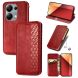 Чехол Deexe Rhombus Wallet для Xiaomi Redmi Note 13 Pro 4G / Poco M6 Pro - Red (345773R). Фото 4 из 11