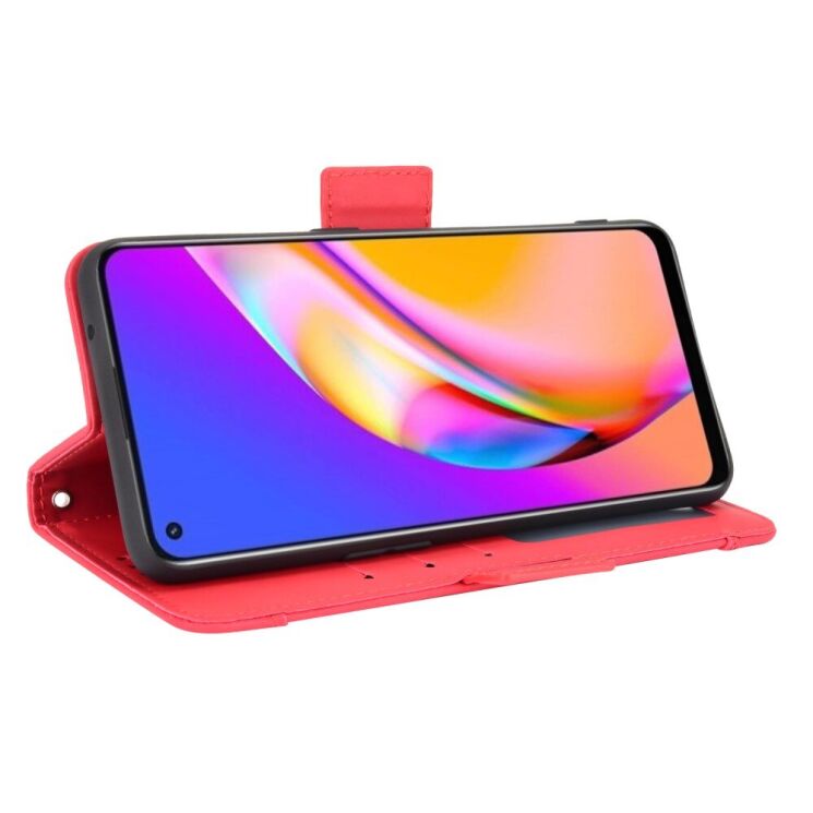 Чохол Deexe Wallet Stand для OPPO Reno 5 Lite - Red: фото 4 з 8